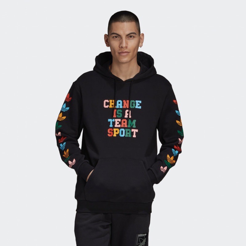 Adidas Change Is a Team Sport Hoodie Black Originals