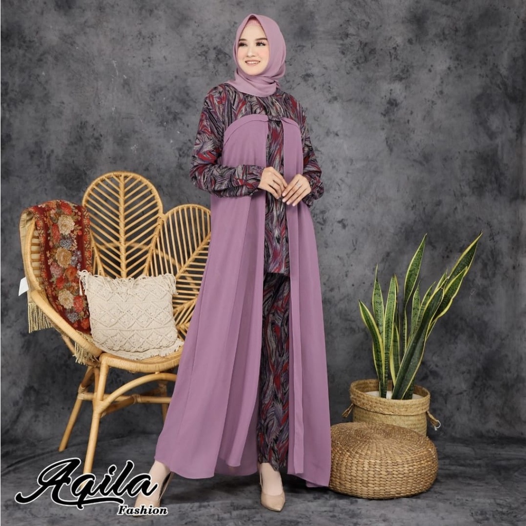 Canitk Sett / Setelan Baju Wanita / Setelan Rayon / Rayon Premium Import / One Set Rayon