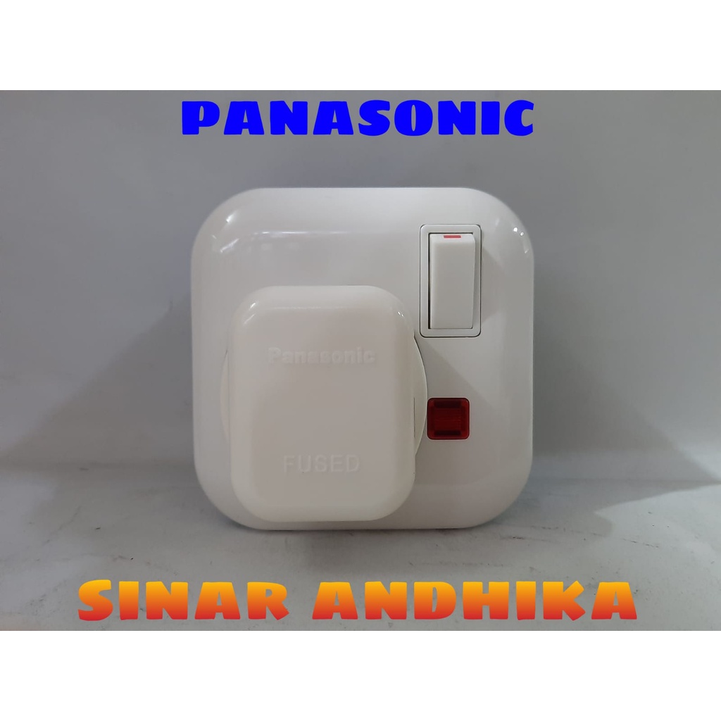 Stop Kontak Ac Set Panasonic Inbow+ Steker Ac  Wbj1214W+Wej9111