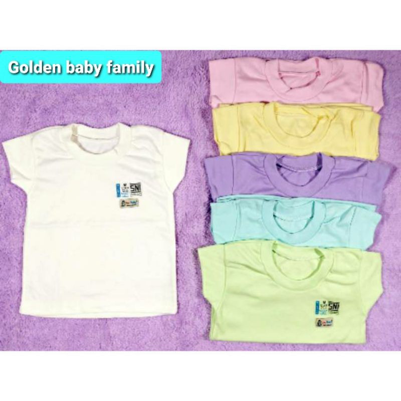 6 Pcs Oblong Pendek One Baby Polos Size S-XL