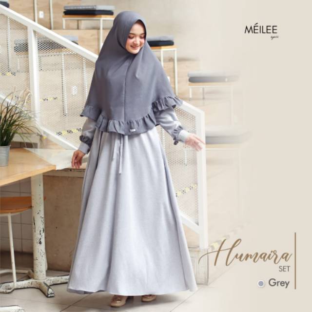 HUMAIRA SET GREY ORI BY MEILEE