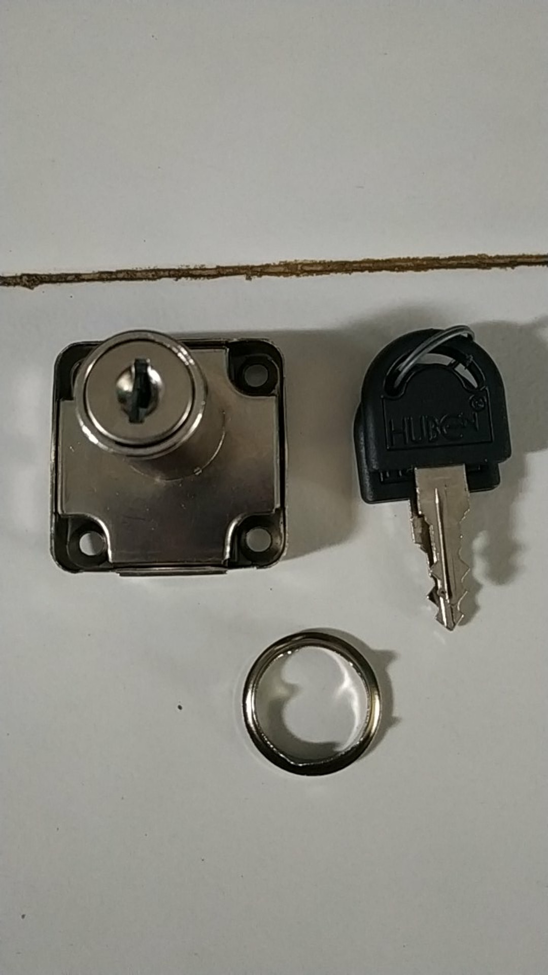 Kunci Laci / Lemari Drawer Lock Huben 138 - 22mm Rmp