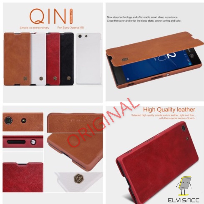 SONY XPERIA M5 NILLIKIN QIN LEATER CASE ORIGINAL