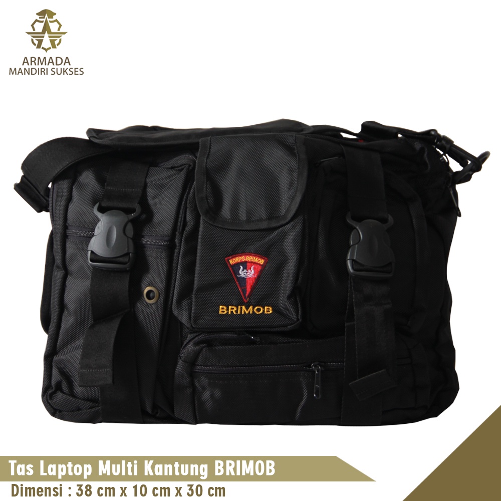 Tas Selempang Multi Logo Brimob - Sling Bag Multi Logo Brimob