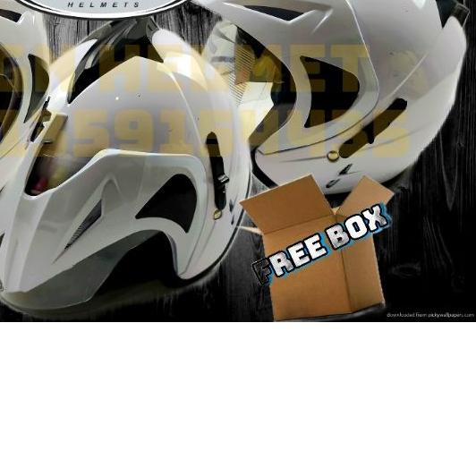 ➦ HELM INK KW JP8 DOUBLE VISOR FREE STIKER ←