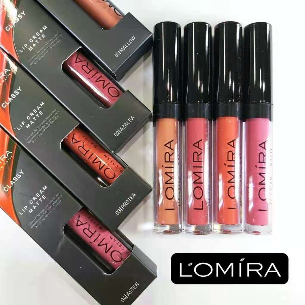 LOMIRA Lip Cream Matte Original BPOM Lipstik Lipcream Lipstick