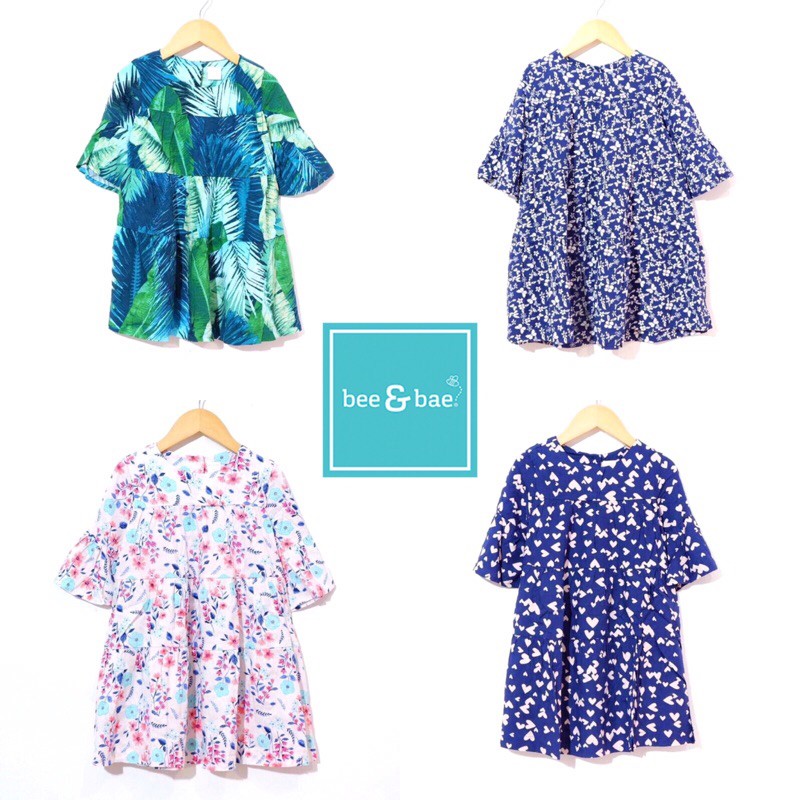 [3-14 TAHUN] DRESS BEE & BAE KIDS/CRAZY 8/DRESS ANAK PEREMPUAN/BAJU ANAK PEREMPUAN/TUNIK ANAK