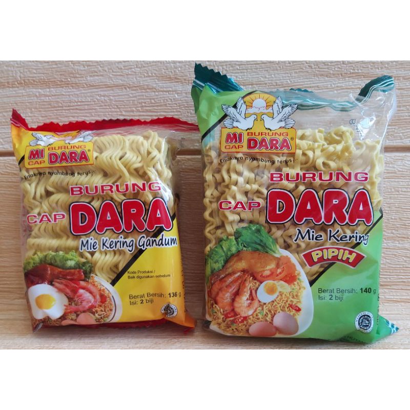 ✔MURAH Mi Cap Burung Dara Keriting &amp; Pipih Isi 2biji / Mi Burung Dara / Mie Burung Dara