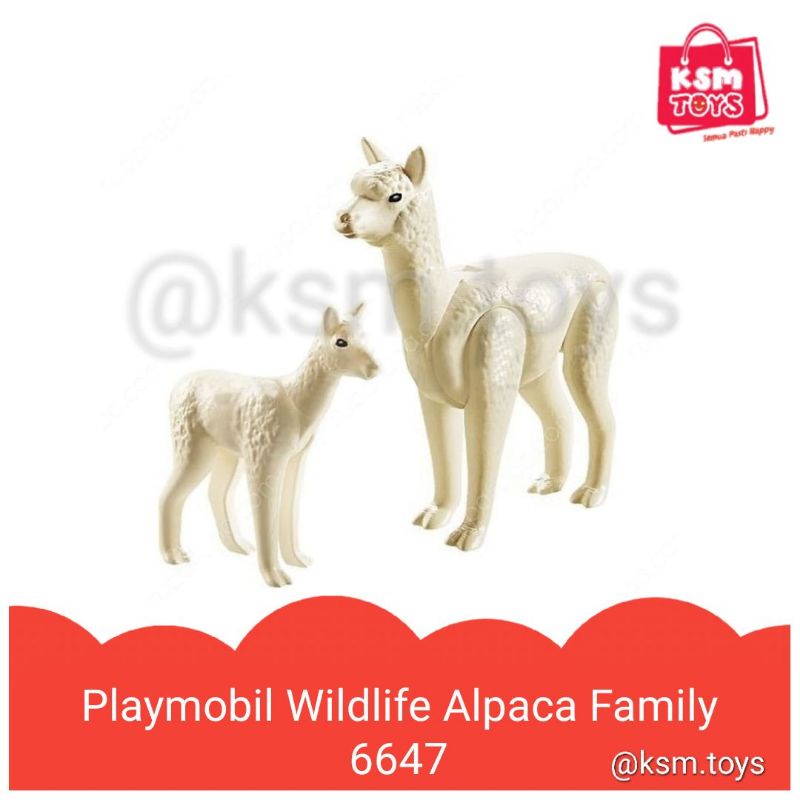 Playmobil City Life Zoo Wildlife Alpaca 6647 animal figure