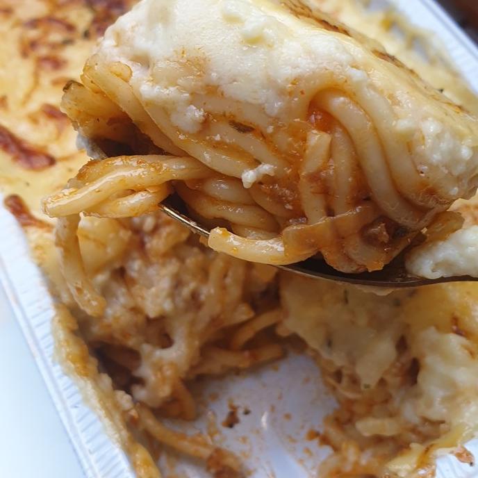

LARGE Baked Spaghetti brulee [Dapuipoh]