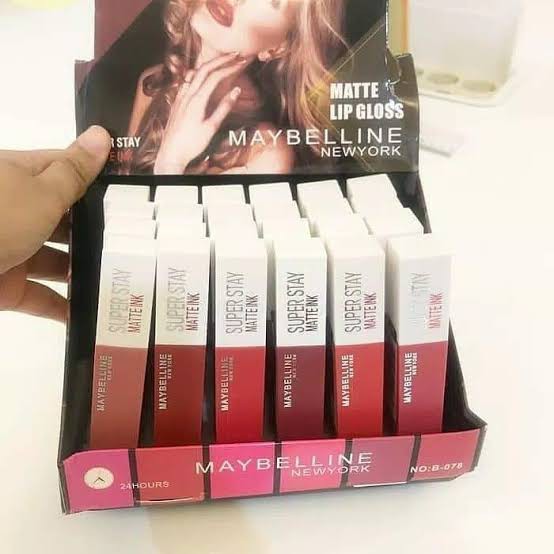 1 Lusin Lipcream Maybelline Matte Ink Barcode