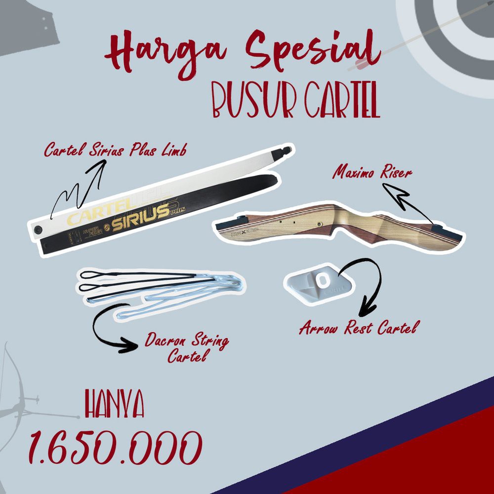 BUSUR PANAH BOWSET CARTEL SIRIUS PLUS