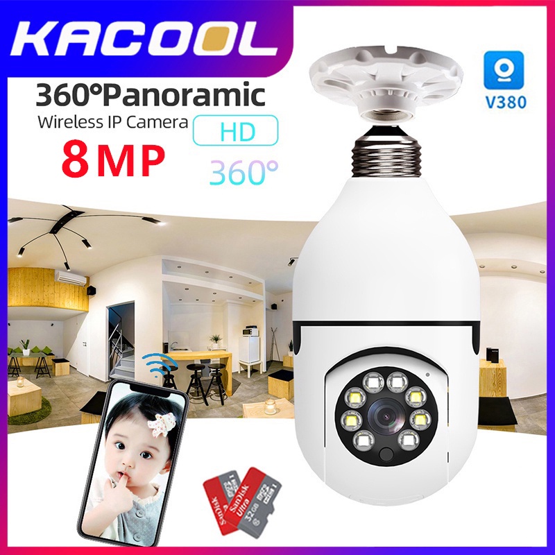 Kamera CCTV 8MP / Kamera WIFI Fiting / Kamera night vision