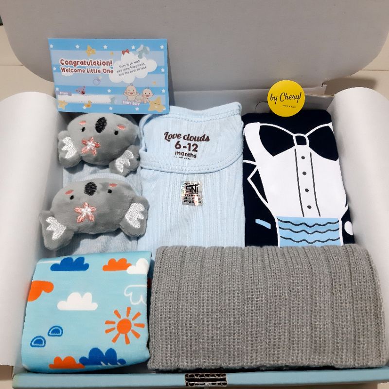 HAMPERS BAYI 6-12 MONTHS/KADO BAYI/JUMPER BAYI SEGIEMPAT