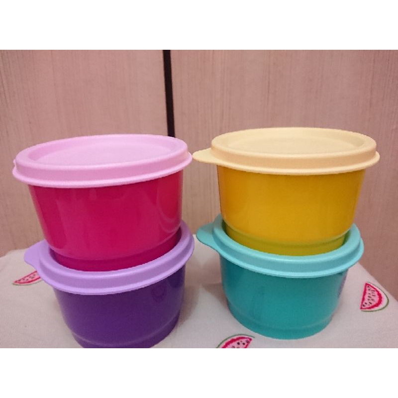 Snack Cup dapat 4 ( Cup Kecil) 125 ml 100% Original Tupperware