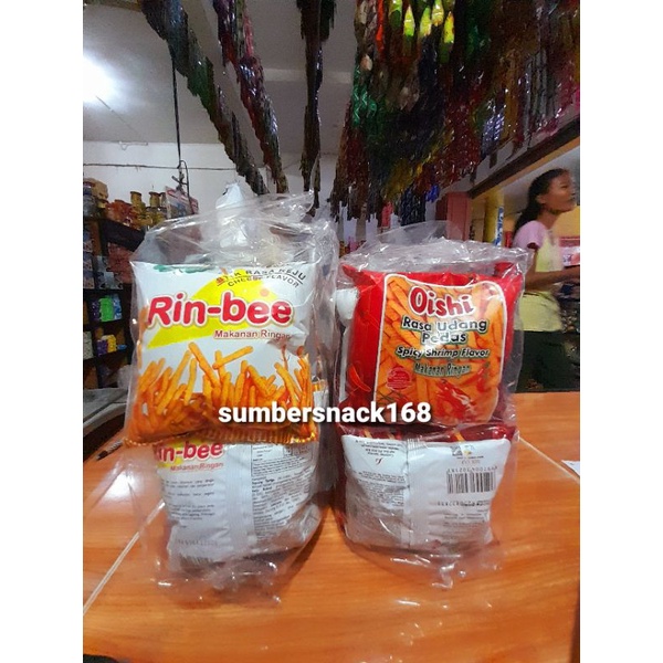 

Oishi Renbee & udang pedas 1 rtg isi 10 bungkus