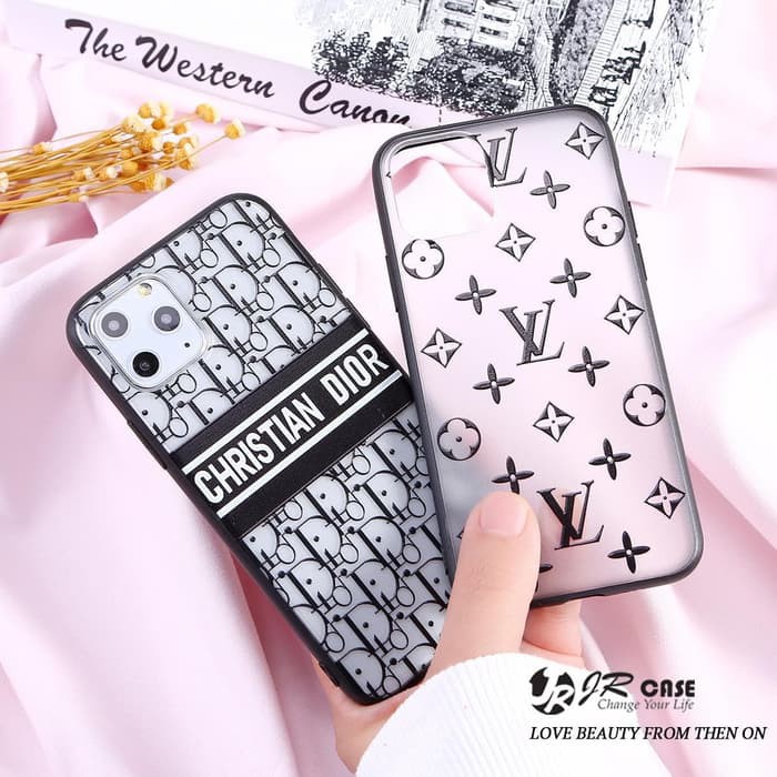 CASE OPPO RENO 2F BUMPER CASE SOFTCASE TRANSPARAN DOVE BRANDED CASE DIOR CHANEL GUCCI LV