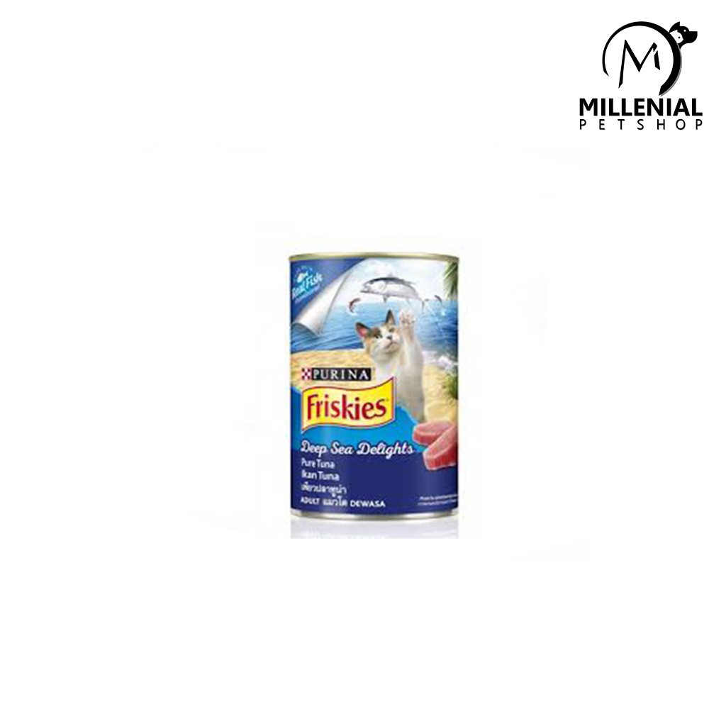 Makanan kucing friskies adult 400gr / basah friskis kaleng 400 gr