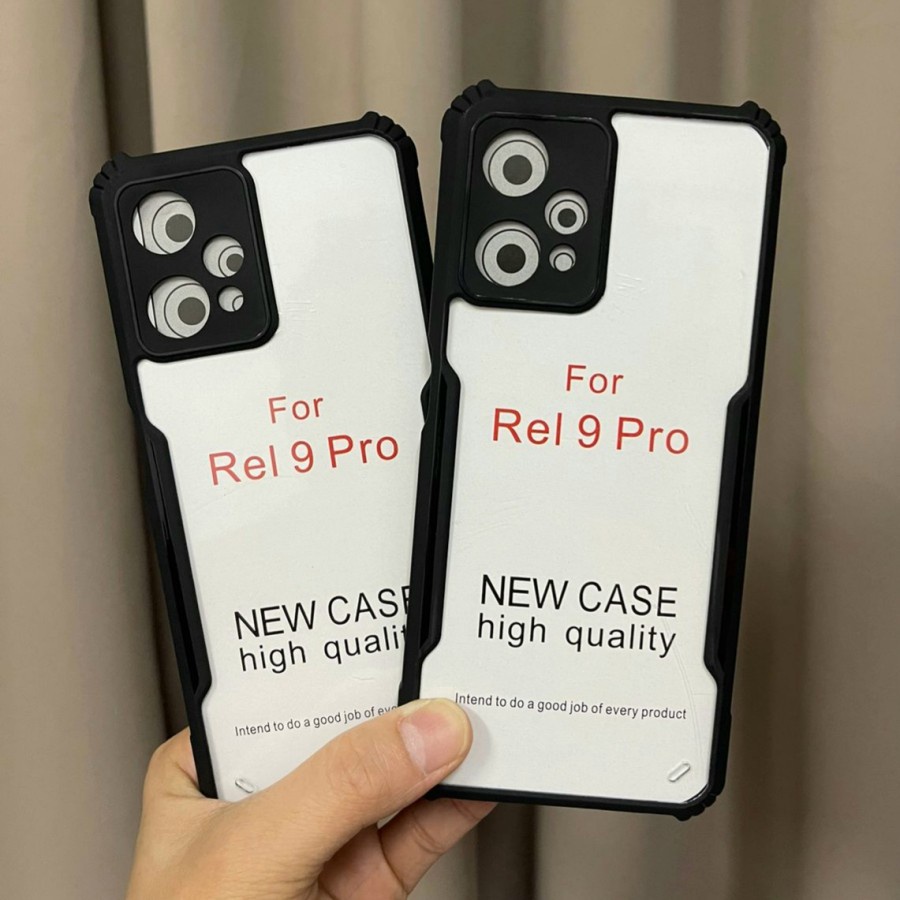 Case Ipaky Bumper Realme 9 Pro Realme 9  Redmi 9 Realme 9 Pro Plus Plus+ Realme 10 4G 8i Camera Protection Case Xundd Armor Fusion Shockproof Premium Transparan Casing Mika