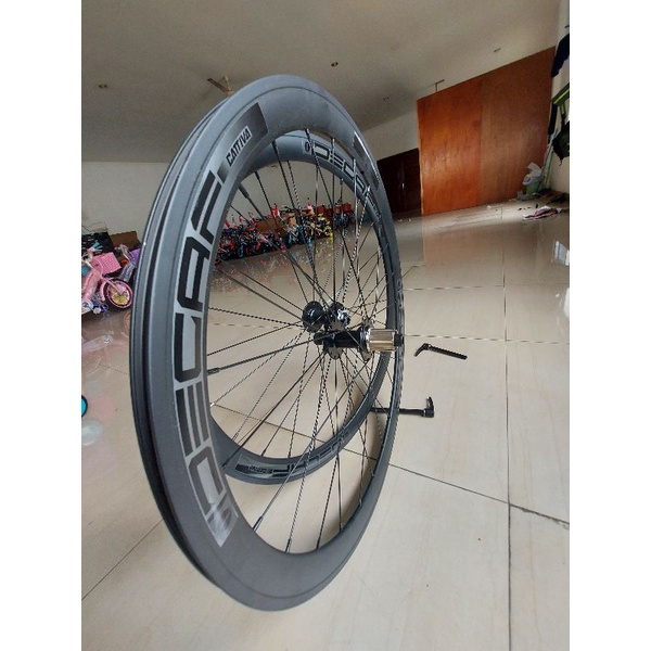 wheelset roadbike balap decaf 700c boost ta  disc brake not ful crum java  m avic
