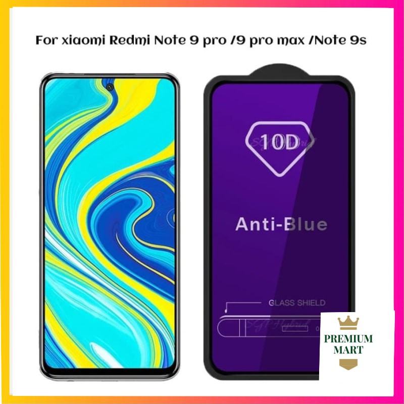 Tempered glass 10D XIAOMI 9c/ 9/Note 8/8a pro/Note 9/8/7/Note 7 full screen premium [PREMIUMMART]