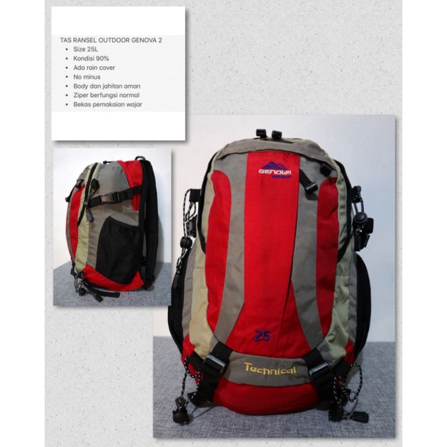 Genova 25L backpack/daypack/ransel