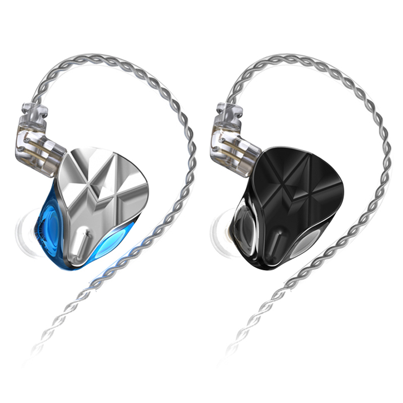 Kz Asf 10ba Earphone In Ear Hifi Bahan Metal Dengan Fitur Noise Canceling Untuk Dj