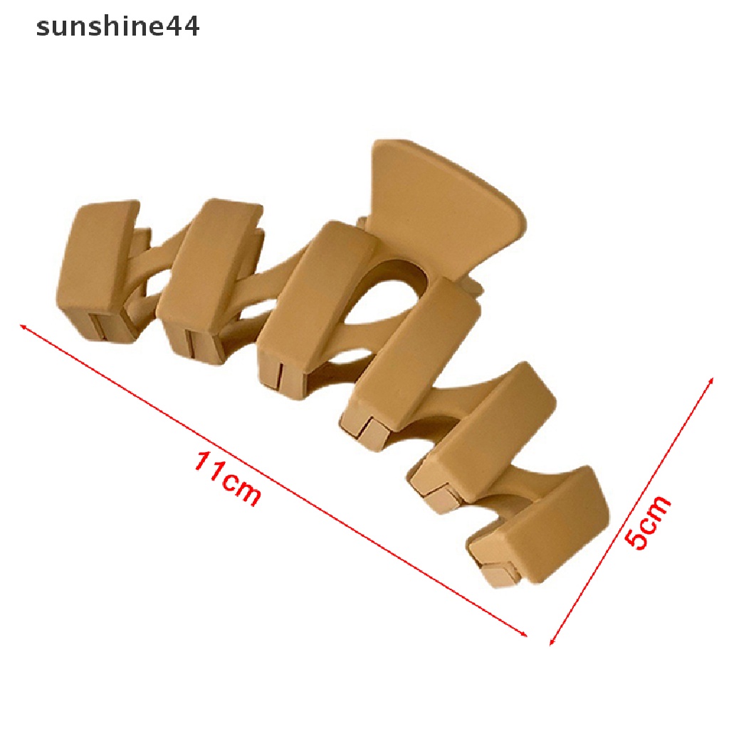 Sunshine Jepit Rambut Cakar Gaya Korea Ukuran Besar Untuk Wanita