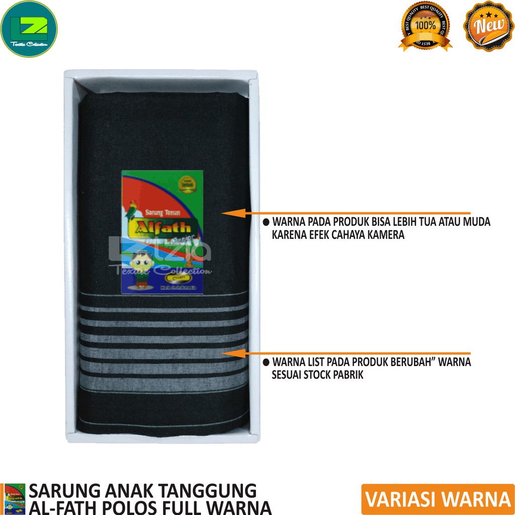 SARUNG ANAK TANGGUNG ALFATH POLOS WARNA ORIGINAL