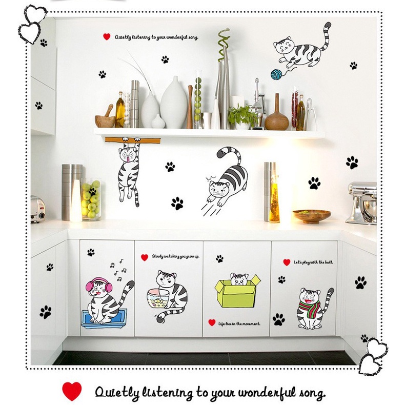 WALLSTICKER WALL STIKER SETIKER STICKER DINDING HEWAN ANJING DOG DEKORASI TEMBOK RUANG TAMU KELUARGA KAMAR TIDUR ANAK ANAK COWOK CEWEK HIASAN DEKOR DECOR TEMPELAN WALPAPER WALLPAPER PAPER ANIMAL GAMBAR MOTIF BINATANG CAT CATS KUCING ANJING DOGS LUCU