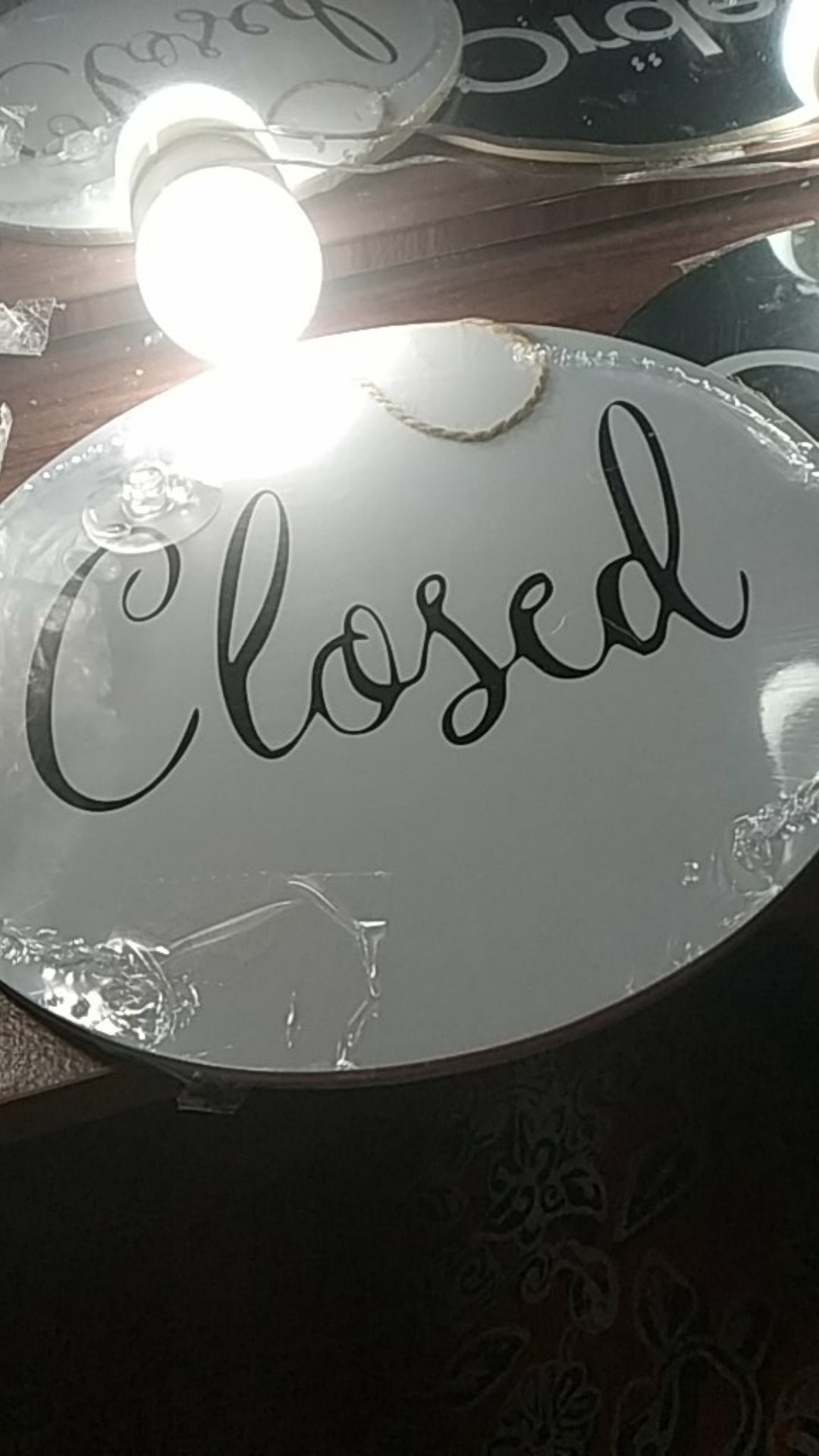 Sign Pintu Toko Open Close