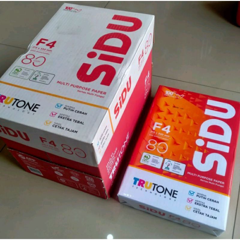 

Kertas HVS F4 80 gsm - sidu