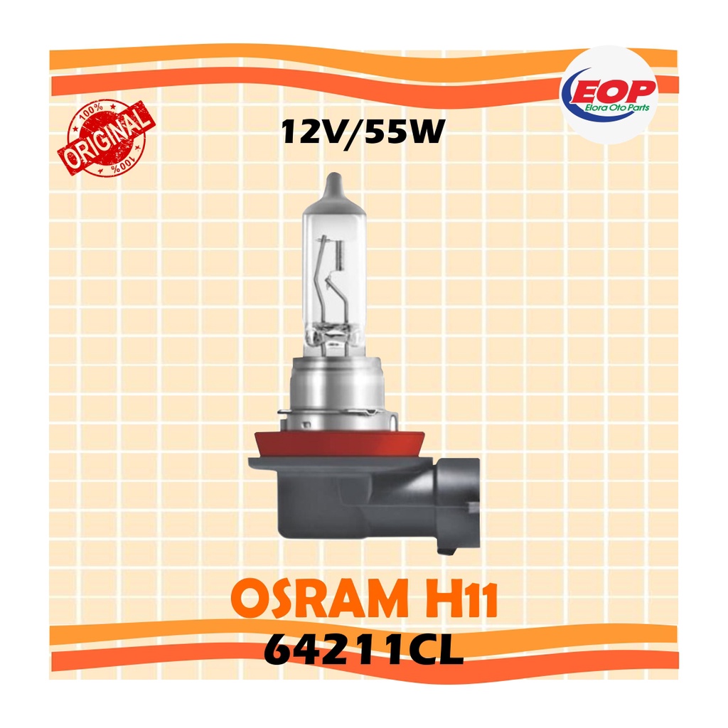 OSRAM H11 12V 55W Headlamp Std 64211CL