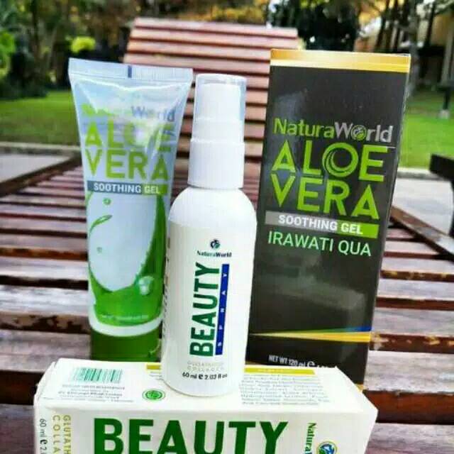 Paket Kincong Natura world ( aloevera + Natura beauty spray)