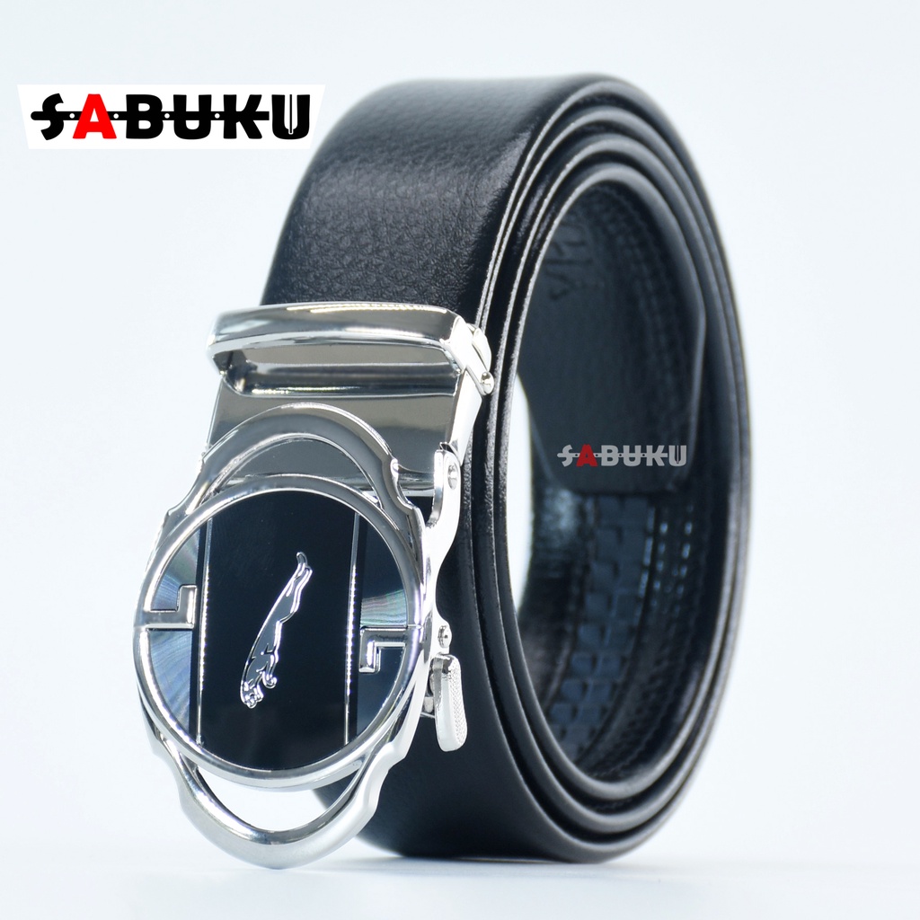 Ikat Pinggang Pria Tipe Rell Otomatis Outo Lock PU Kulit Fhasion Korea Mewah - 063