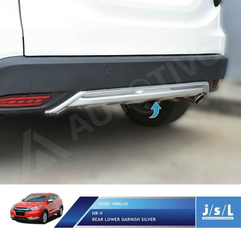 Garnish bawah belakang HRV/ rear lower garnish silver jsl