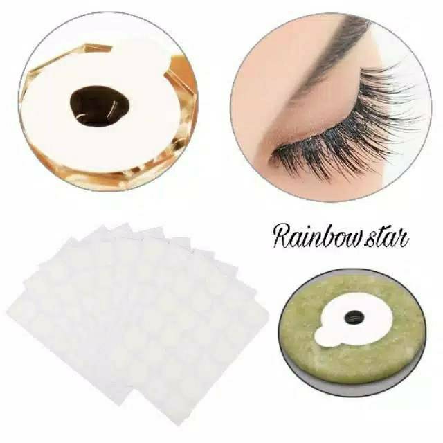 Sticker Glue For Eyelash Extension / Paper Glue White / Silver