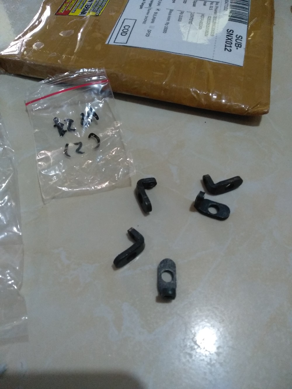 Plat L  Angin Sharp Pipa Od 25 Lubang Standart Sparepart  Angin Murah Kd As51 Sno - 0166