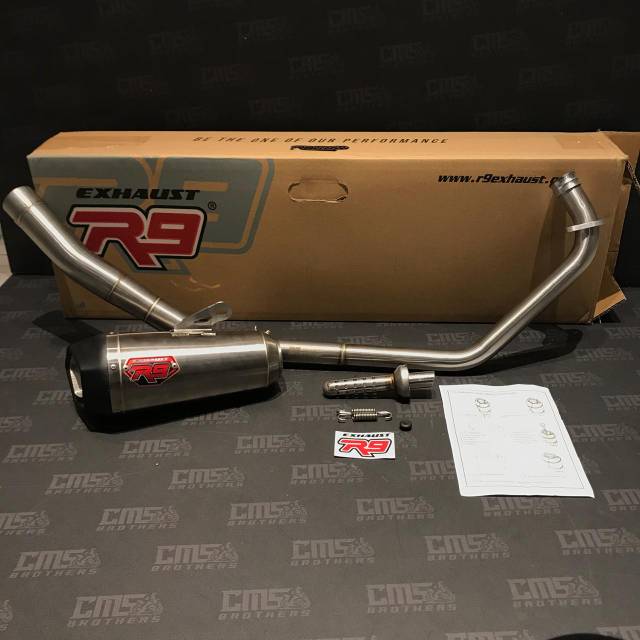 Knalpot R9 Alpha New Stainless All New CBR150 Cb150 New Original