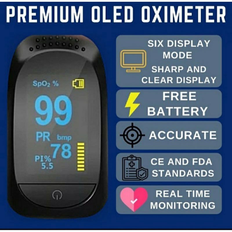 Figertrip Oximeter Hitam Mixio