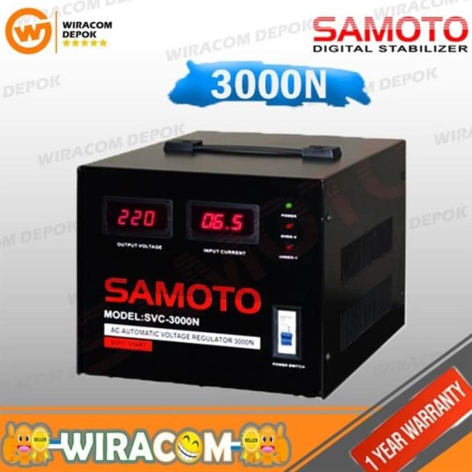 Stabilizer Samoto 3000Va Stavolt Listrik Stabiliser Svc 3000N 3000 Va