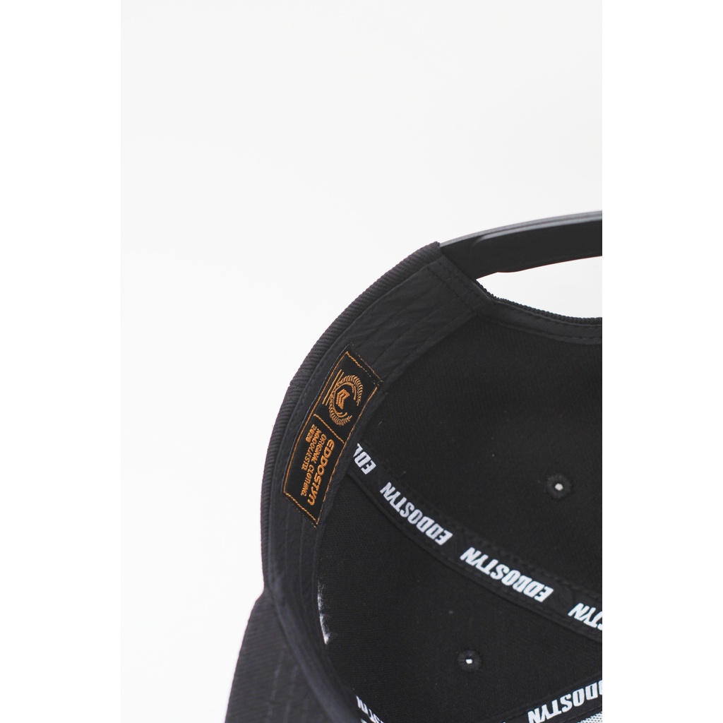 Topi Snapback hip hop Original Distro Premium Pria Dewasa Bordir Eddostyn Black