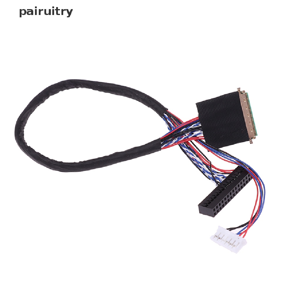 1pc Kabel Layar LCD LVDS LED 40 Pin 1 Channel 6 Bit Untuk Display