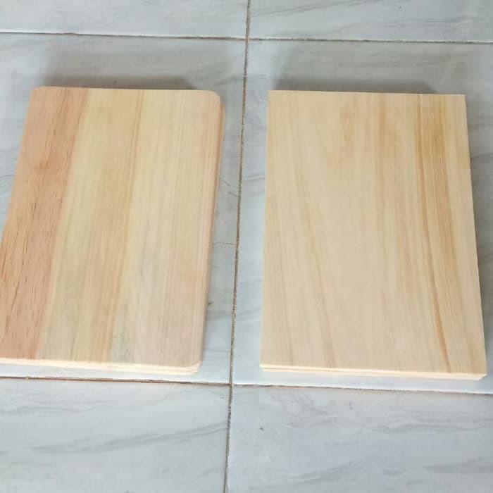 Talenan Kayu Kotak 30 x 21 / Bahan Decoupage / Bahan Talenan Lukis / Talenan Kayu KAYU UTUH