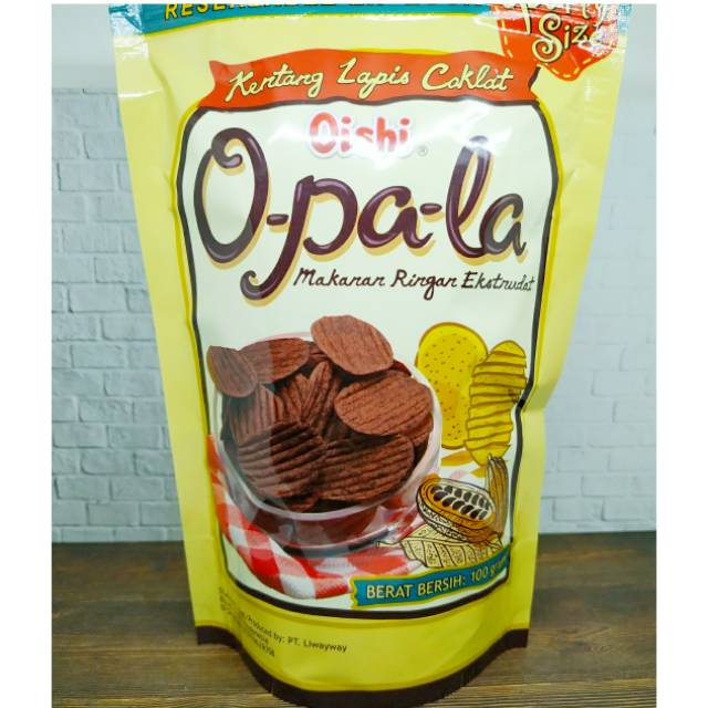 OISHI Opala Kentang Lapis Coklat 100gr