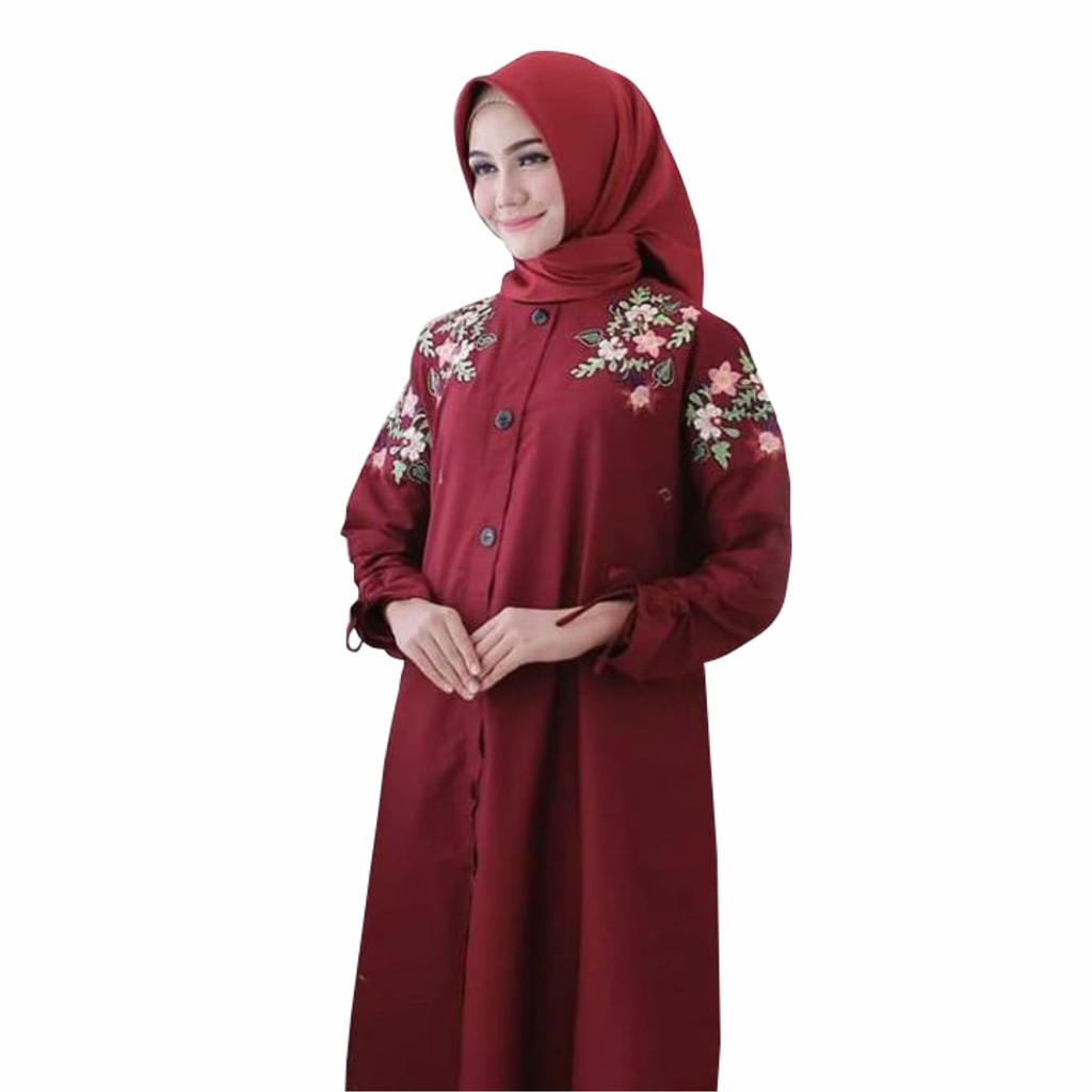 Gamis Katun Toyobo / Gamis Katun Ima / Gamis Toyobo Bordir
