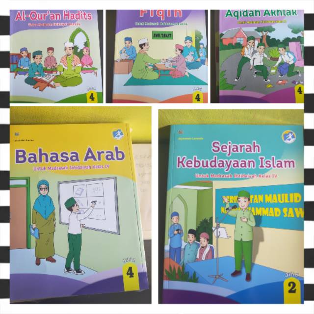 ORI satu paket buku mi k13 penerbit Arya duta kelas 4 edisi revisi terbaru