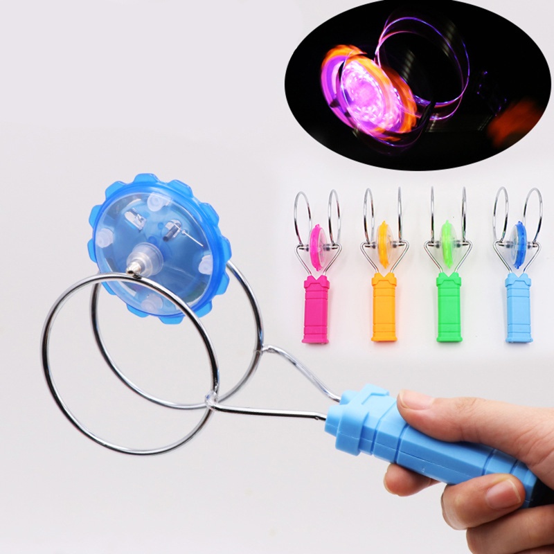 Mary Kids Lampu Led Gyro Roda Tangan Spinner Magic Spinning Mainan Anak Hadiah