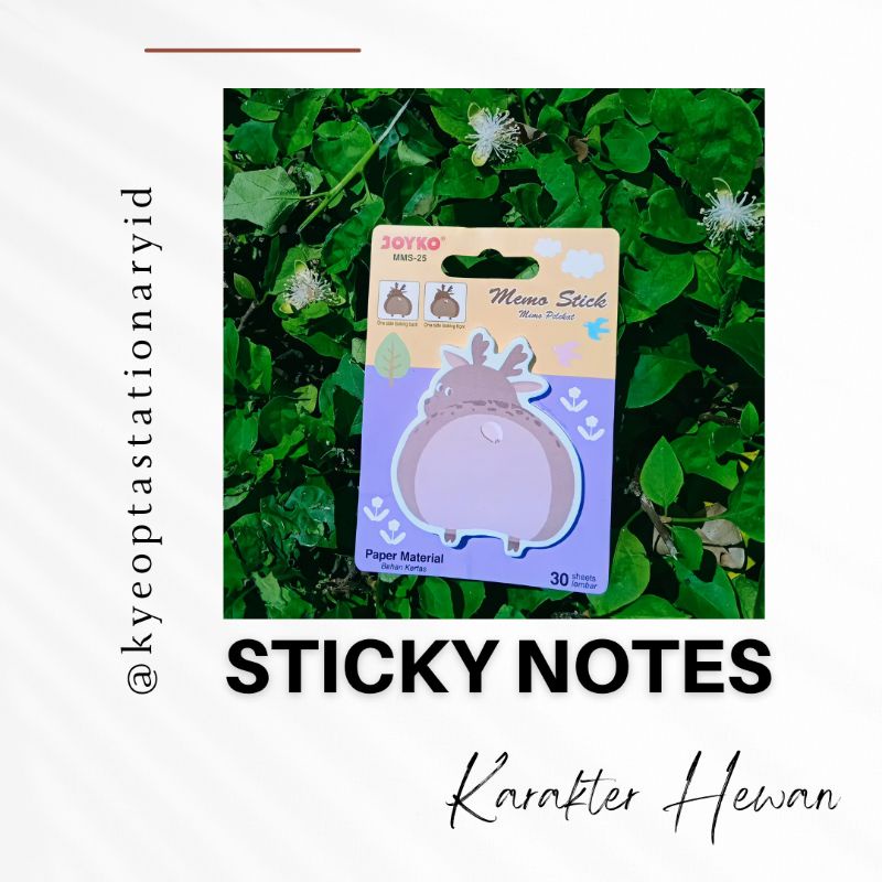 

Sticky Notes Karakter / Sticky Notes Karakter Hewan / Sticky Notes Characters / Sticky Notes Animal Characters / Memo Karakter Hewan / Memo Hewan