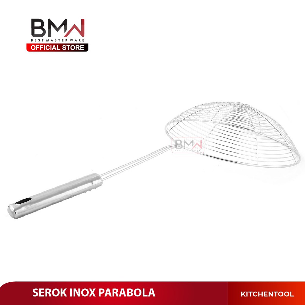 BMW Kitchen Ware - Saringan / Serok Inox Masakan Kerupuk Stainless Steel parabola